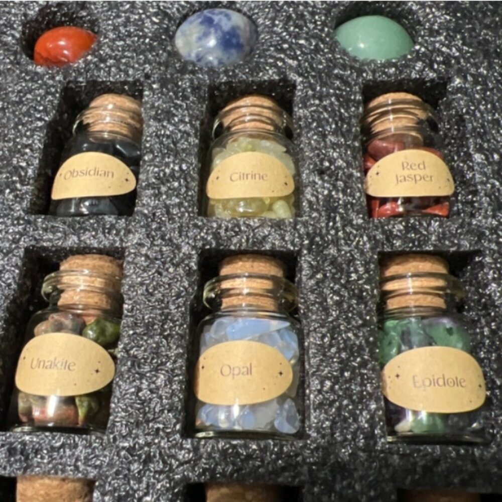 55 Piece Crystal High Quality Collection Gemstone Set - Picture 9 of 17